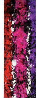 70g Fuchsia/Black Feather Boa Costume Accessory