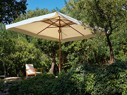 My Garden Oasis Ombrellone da Giardino, 3 x 4 Metri, Beige