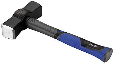 Alyco 196600 Maceta albañil 1 Kilo con Mango de Fibra de Vidrio, Azul, Mango ergonómico