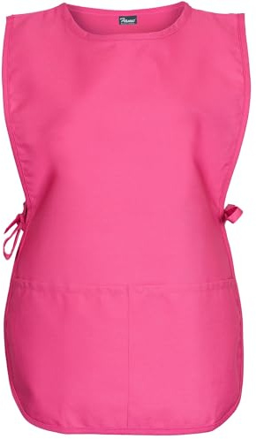 FAME F12 Round Cobbler Apron - Raspberry (WFA83274RA)