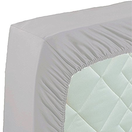 Curt Bauer Spannbettlaken, Silber, 140 x 200 cm