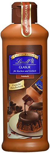 Lindt Schokolade - GLASUR Feinherb | 10 x 200 g | Glasur feinherb für einen feinen Überzug bei Kuchen, Torten, Gebäck oder Eis | GLASUR | Backen | Schokoladengeschenk