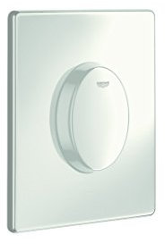 GROHE 38564SH0 Surf Plaque de commande WC Argent
