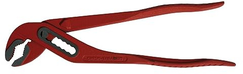 SW-Stahl 41930L Wasserpumpenzange 300 mm I Wasserrohrzange mit Klemmschutz I durchgestrecktes Gewerbe I Zange für Wasserhahn I Rohrzange aus Chrom Vanadium Stahl I Rohrpumpenzange I Sanitär Zange