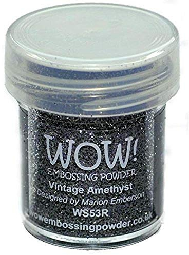Wow - Polvere per goffratura, 15 ml, Colore: Ametista Vintage