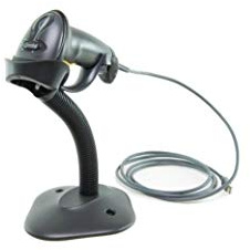 Symbol LS2208 Digital Handheld Barcode Scanner with Stand and USB Cable, Black