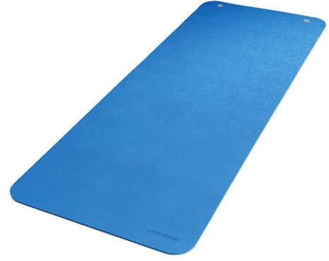 Sport-Thieme Gymnastikmatte Fit & Fun | Sanitized-Veredlung für Hygiene | Strukturierte Oberfläche | Strapazierfähig & isolierend | Hautsympathisch | Einfach zu reinigen | 50 cm Ösenabstand