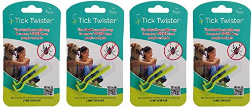 Tick Twister Zeckenentferner-Set mit Klein und groß, Pack of 4