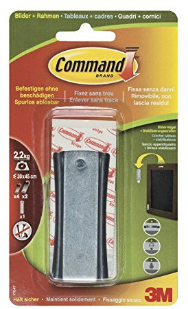 Command 17047 Picture Hooks Set of 1 Size L 2.2 kg Load