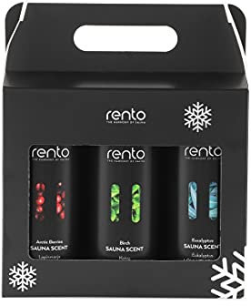 Rento Confezione regalo profumata sauna 3 x 400 ml