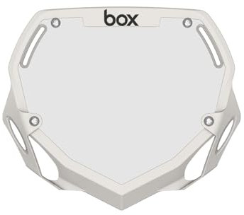 BOX Phase 1 number plate large white