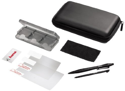 Hama 8in1 Zubehör-Set Starter Tasche Game-Case 2x Stift für Nintendo New 3DS XL / 3DS XL Konsole