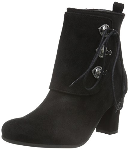 Andrea Conti Stivali Corti da Donna 3612711, Nero Nero 002, 42 EU