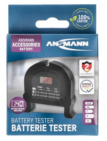 Ansmann 4000001–Testeur de batterie - Multicolore