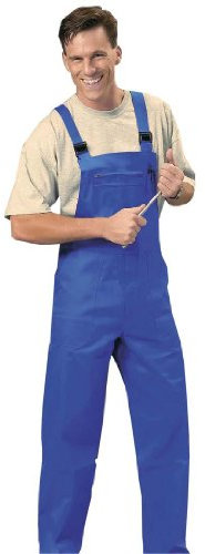 Unbekannt Arbeits-Latzhose in königsblau, 46