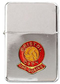 Knight Bristol City football club stormproof petrol lighter