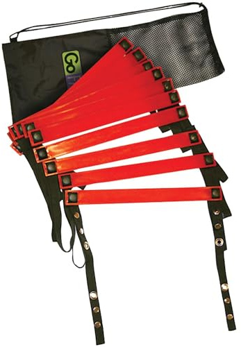 GoFit Speed and Agility Ladder - 15 Feet,Red