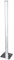 Premium X Standfuß 100cm Ø 50mm Aluminium SAT Antennen-Mast Rohr-Ständer Mastfuß Flachdach Halterung für Satellitenschüssel