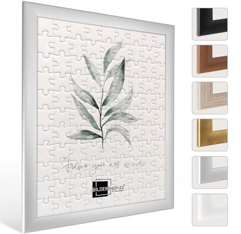 Bilderrahmen für Puzzle ca. 300-500 Teile 36X48cm Alu geschliffen ANTIREFLEX*