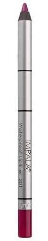 IMPALA | Lápiz de Labios Cremoso Waterproof Color Violeta Intenso 201 | Perfilador de Labios Permanente | Lápiz Labial Resistente al Agua | Delineador de Labios Larga Duración | Efecto voluminizador