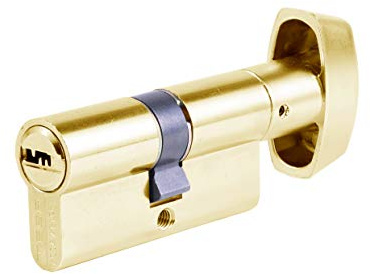 Tesa Assa Abloy T65B4040L: Cilindro europeo T60, 40 x 40 mm, acabado latonado, compatible con cerraduras de perfil europeo, uso residencial y comercial, instalación sencilla, sustitución y obra nueva