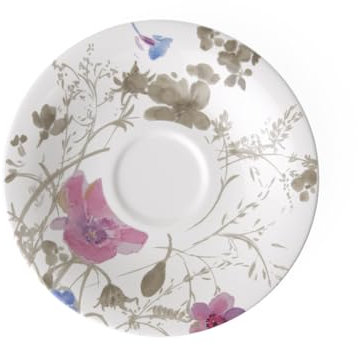 Villeroy & Boch 10-4104-1310 Mariefleur Basic Premium Porcelain Sugar Bowl, White/Multicoloured, Kaffeeuntertasse, 16 cm