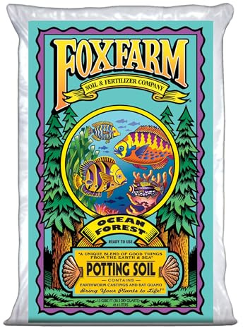 FoxFarm Ocean Forest Potting Soil, 1.5cu ft - Light, Aerated Texture, Designed for All Container Plants