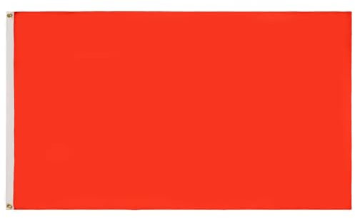 BANDIERA MONOCOLORE ROSSO 90x60cm - BANDIERA ROSSA 60 x 90 cm - AZ FLAG