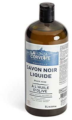 La Corvette Savon Noir Liquide Olive Ecocert 1 L