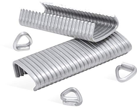 REGUR OK 33 Alu D-Drahtringe aus hochwertigem Aluminium - Sparpack mit 1.000 Stück zur Befestigung von Gabionen, Steinkörben, Zäunen u.v.m.