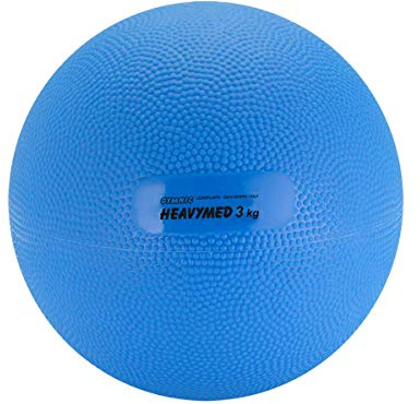 GYMNIC Heavymed 3 - Blue (3 kg, 6.6 lbs, 17 cm)