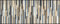 wash+dry Fußmatte, Mikado Stripes nature 75x190 cm, innen und außen, waschbar