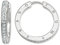 Thomas Sabo Damen Ohrringe Creolen Zirkonia weiß 925 Sterling Silber CR528-051-14