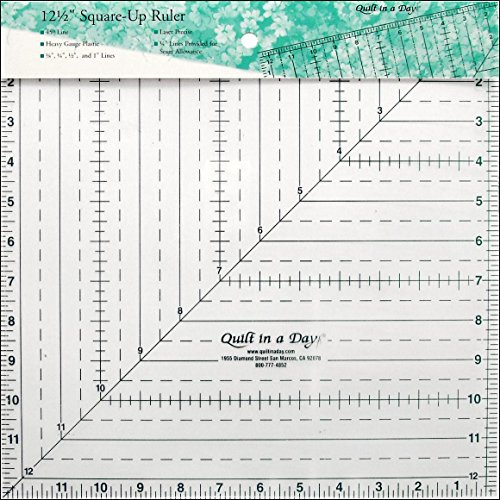 Quilt in a Day 12-1/2-Inch by 12-1/2-Inch Square Up Ruler