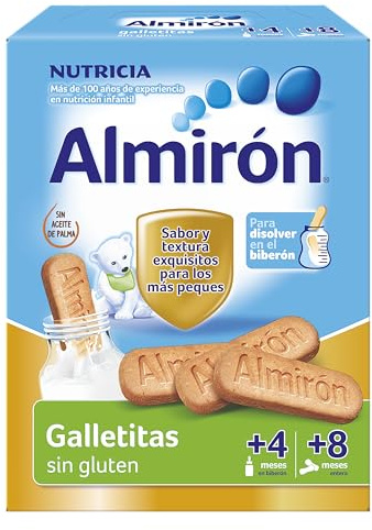 Almirón, Galletas para Bebé Sin Gluten, a partir de 4 Meses, 250g