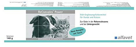 ReConvales®Power 140 g Diät-Ergänzungsfuttermittel für Hunde und Katzen Zur ernährungsphysiologischen Wiederherstellung und in der Rekonvaleszenz