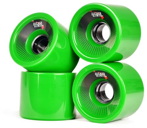 JUCKER HAWAII Longboard Rollen - Allround Cruiser Wheels Kahuna - Das perfekte Upgrade für Dein Board - Premium Wheels passend für jedes Longboard (Set - 4 Rollen)