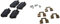 Brembo P 85 073 Bremsbelagsatz, Scheibenbremse - (4-teilig)