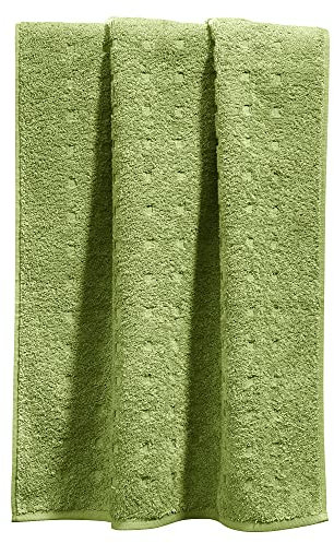 Möve Handtuch Quadretti Walk-Frottier grün Größe 50x100 cm
