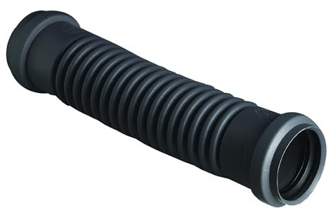 Wirquin 79020001 Raccord wc souple magicoude F/F D40, à emboîter (push-fit) pour évacuation, gris