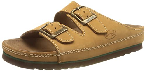 Scholl Sandali Classici Air Bag, Marrone, 41 EU