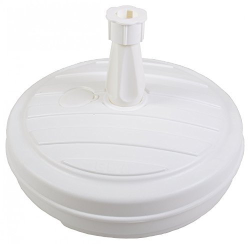 keine Angabe Mm Garden Parasol Rond en Plastique Blanc 45 x 13 cm