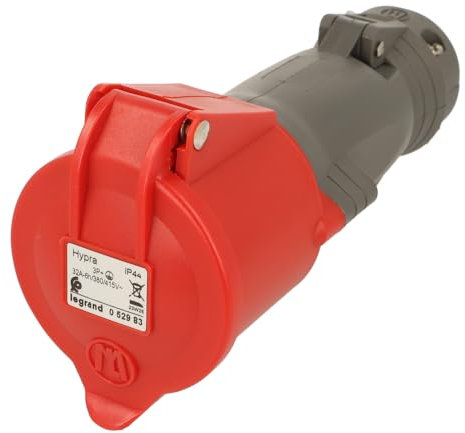 Legrand 052983 Plastique Prise Mobile Hypra, IP44, 32A, 380V à 415V, 3P+T