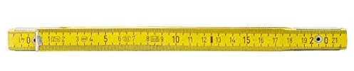 KS Tools 300.0060 Mètre pliant bois Longueur 2 m Jaune