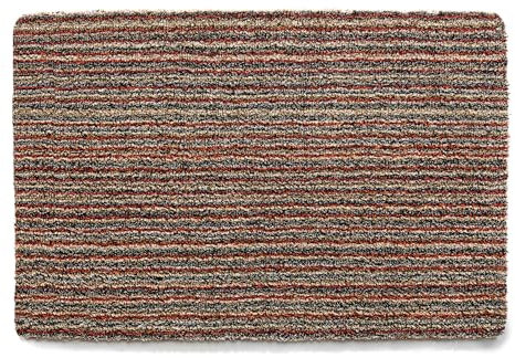 50cm x 75cm HUG RUG (candy stripe design) machine washable doormat dirt trapper absorber door mat