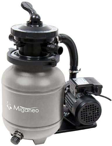Miganeo®, filtro a sabbia con timer, Speed Clean 7000, per piscina fino a 22m³, autoadescante