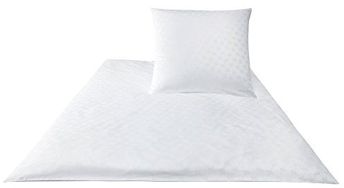 Joop. Bettwäsche-Set aus Baumwoll-Satin, Cornflower 4020 80/80 135/200 bianco
