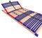 Stabiler Lattenrost 100% BUCHE Lattenrahmen - Kopfteil verstellbar - SCHULTERFRÄSUNG, 7 Zonen, 42 Federleisten, Härte-Regulierung, Mittelgurt - Vario Sleep Best 42® unmontiert (80x200cm)