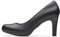Clarks Women's Adriel Viola Uniform Dress Shoe, Black Leather, 5 UK
