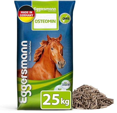 Äggare min hästfoder osteomin, mineraltilläggsfoder för optimal utveckling av unga hästar, 1-pack (1 x 25 kg)